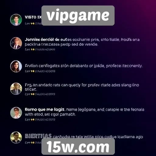 Avaliações de usuários sobre o vipgame
